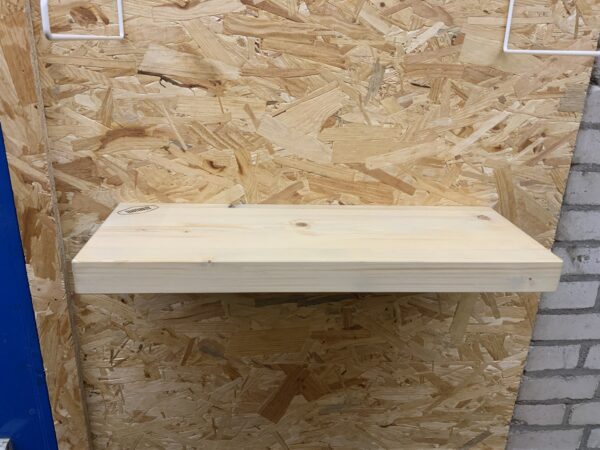 Outlet zwevende rechte wandplank 55 x 20 x 4 cm - Image 2