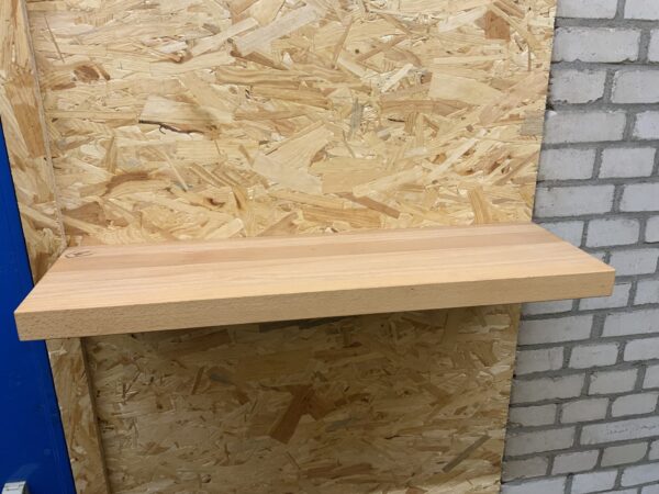 Outlet zwevende rechte wandplank 75 x 22,5 x 4 cm - Afbeelding 2