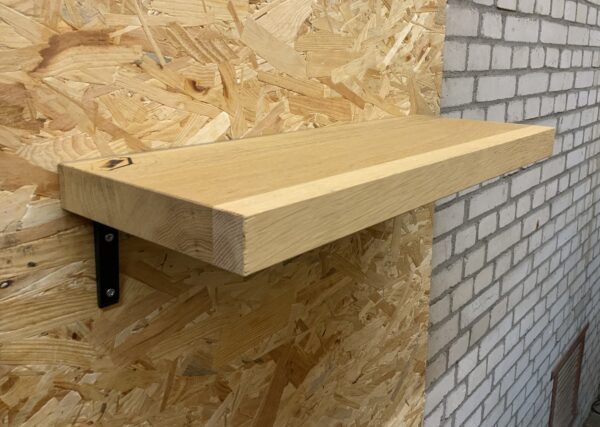 Outlet zwevende rechte wandplank 58,5 x 22,5  x 4 cm