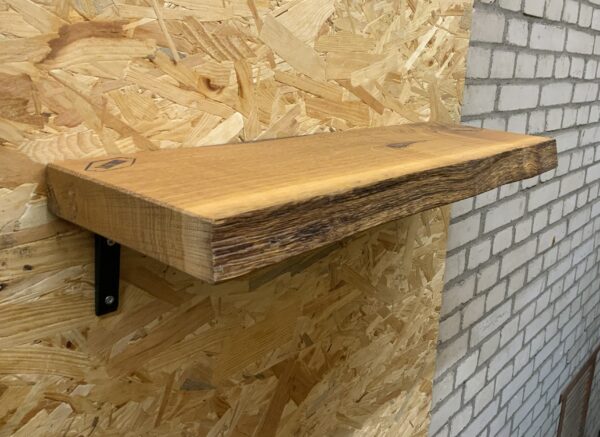 Outlet zwevende boomstam  wandplank 60  x +-20  x 4 cm