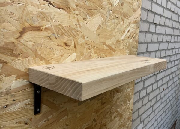 Outlet zwevende rechte wandplank  55 x 20  x 4 cm