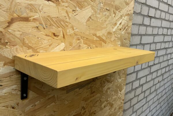 Outlet zwevende rechte wandplank  55 x 20 x 4 cm