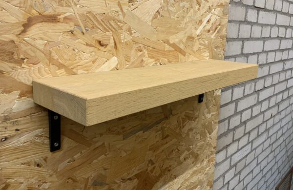 Outlet zwevende rechte wandplank  58 x 15,5 x 4 cm