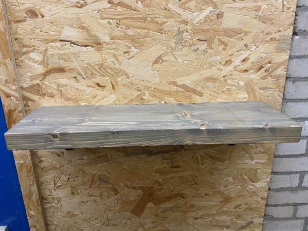 Outlet zwevende rechte wandplank  65 x 20 x 4 cm - Afbeelding 2