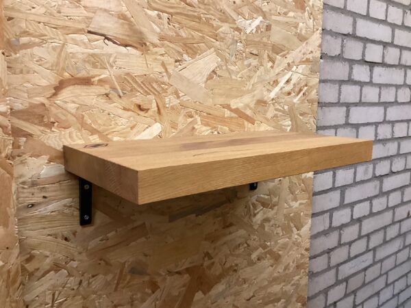 Outlet zwevende rechte wandplank 50 x 25 x 4 cm