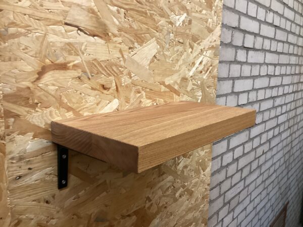 Outlet zwevende rechte wandplank 45 x 22 x 4 cm