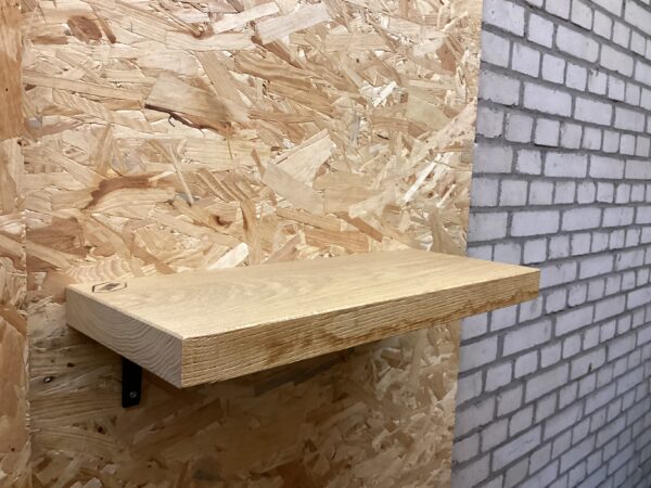 Outlet zwevende rechte wandplank 55 x 21,5 x 4 cm