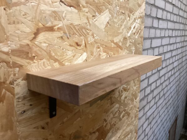 Outlet zwevende rechte wandplank 50 x 16,5 x 4 cm