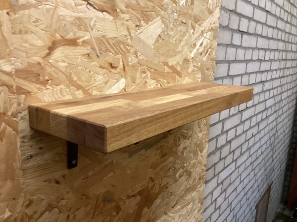 Outlet zwevende rechte wandplank 60 x 18 x 4 cm