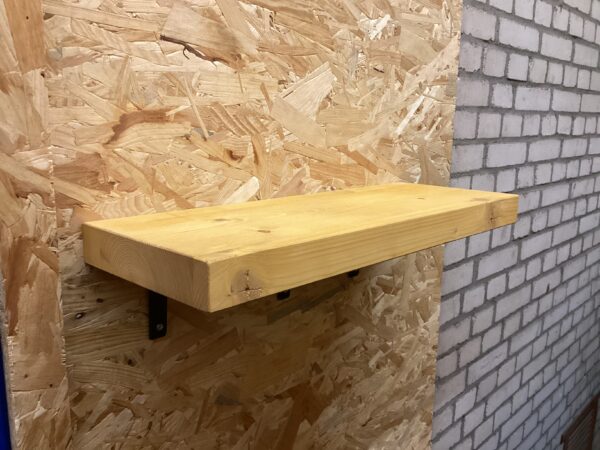 Outlet zwevende rechte wandplank 50 x 22 x 4 cm