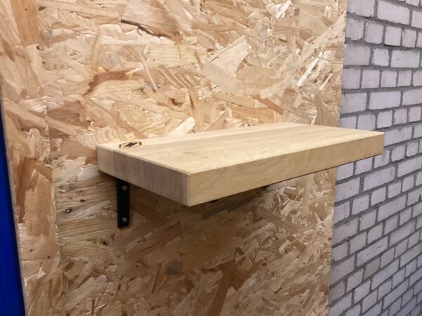 Outlet zwevende rechte wandplank 45 x 22,5 x 4 cm