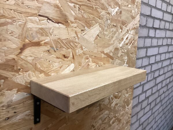 Outlet zwevende rechte wandplank 40 x 17 x 4 cm