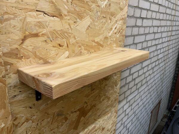 Outlet zwevende rechte wandplank 65 x 19 x 4 cm