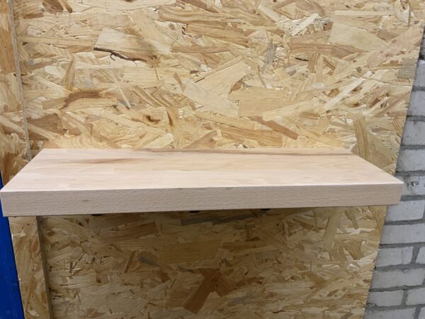 Outlet zwevende rechte wandplank  60 x 19,5 x 4 cm - Image 2