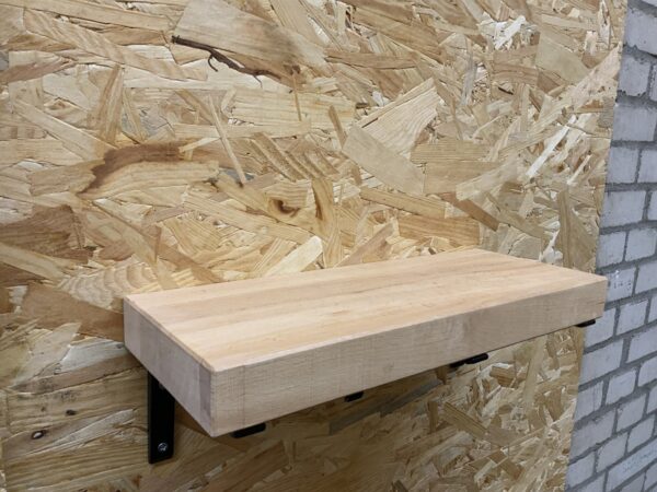 Outlet zwevende rechte wandplank  40 x 5,5 x 4 cm