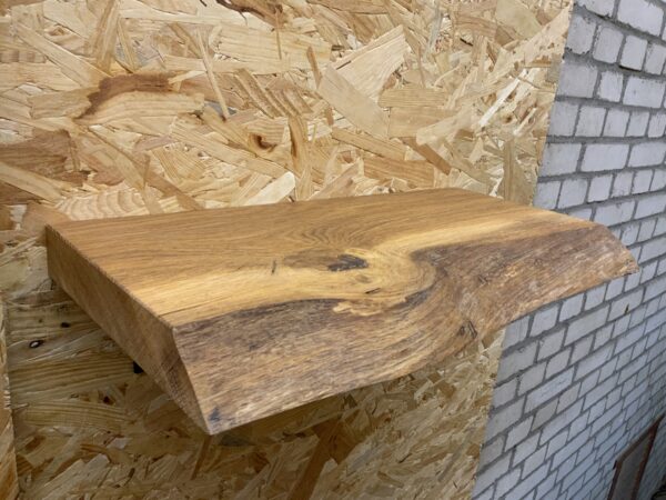 Outlet zwevende boomstam  wandplank  50 x +- 24 x 4 cm