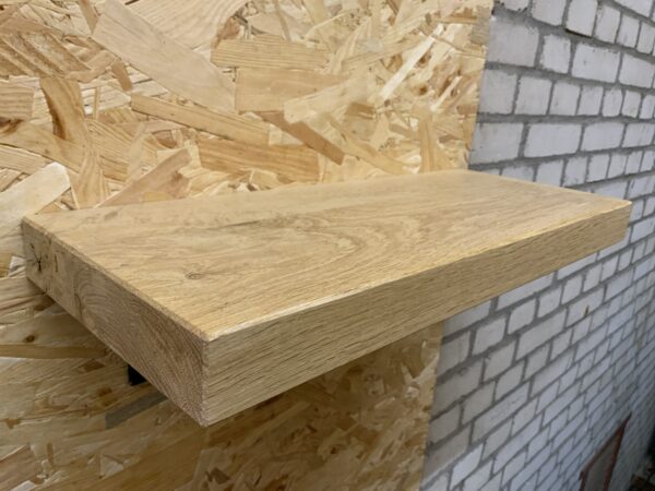 Outlet zwevende rechte wandplank  50 x 19,5  x 4 cm