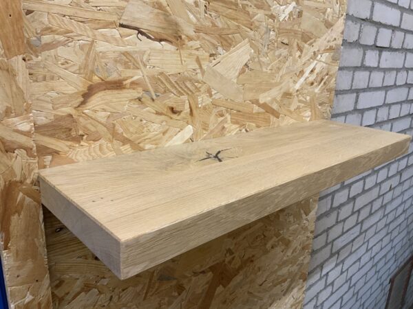 Outlet zwevende rechte wandplank  70 x 21,5 x 4 cm