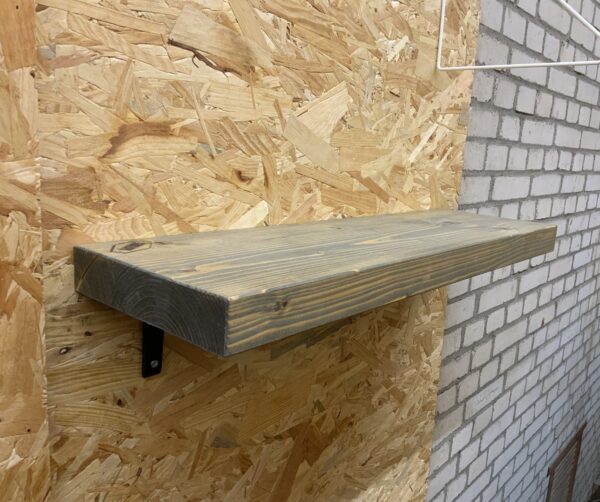 Outlet zwevende rechte wandplank 65 x 20 x 4 cm