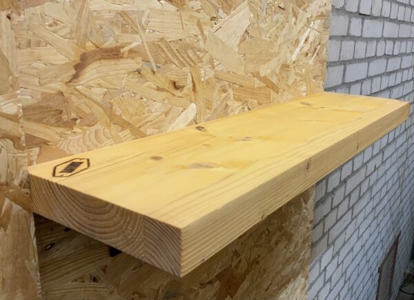 Outlet zwevende rechte wandplank  75 x 20 x 4 cm