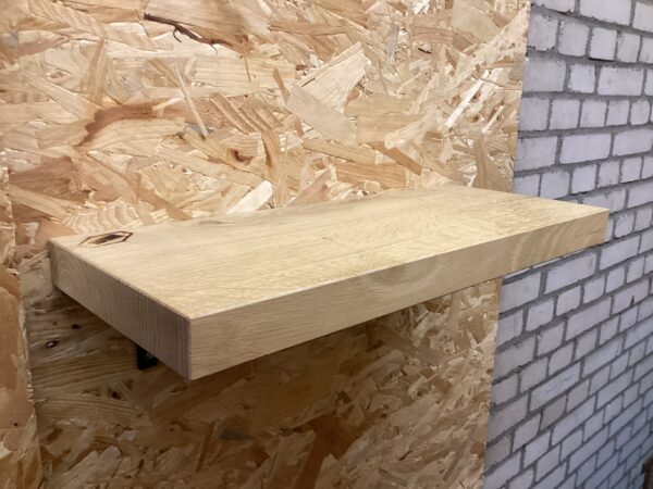 Outlet zwevende rechte wandplank 55 x 22,5 x 4 cm