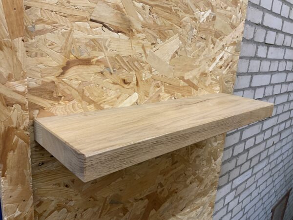 Outlet zwevende rechte wandplank  65 x 18 x 4 cm