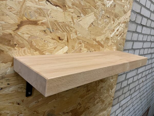 Outlet zwevende rechte wandplank  60 x 18x 4 cm